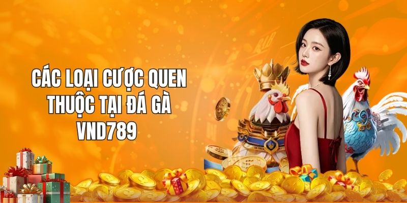 Các loại cược quen thuộc tại đá gà VND789 
